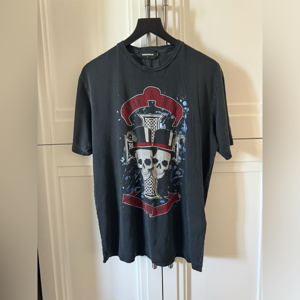 DSquared2 Graphic Print T-Shirt - Large